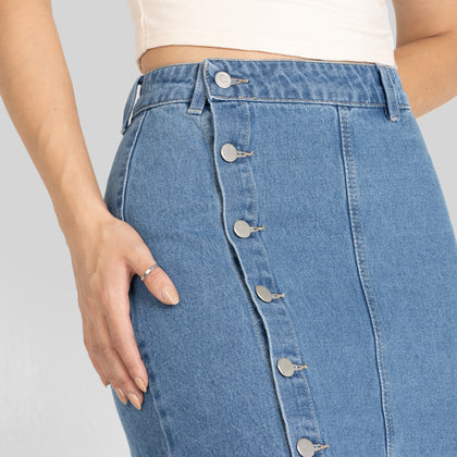 Falda Denim B-1772