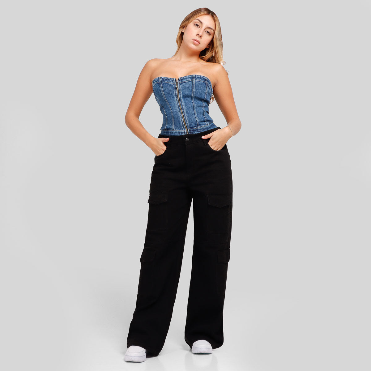 Jean Axspen Cargo Ax-2684 Negro