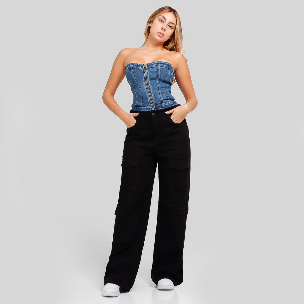 Jean Axspen Cargo Ax-2684 Negro