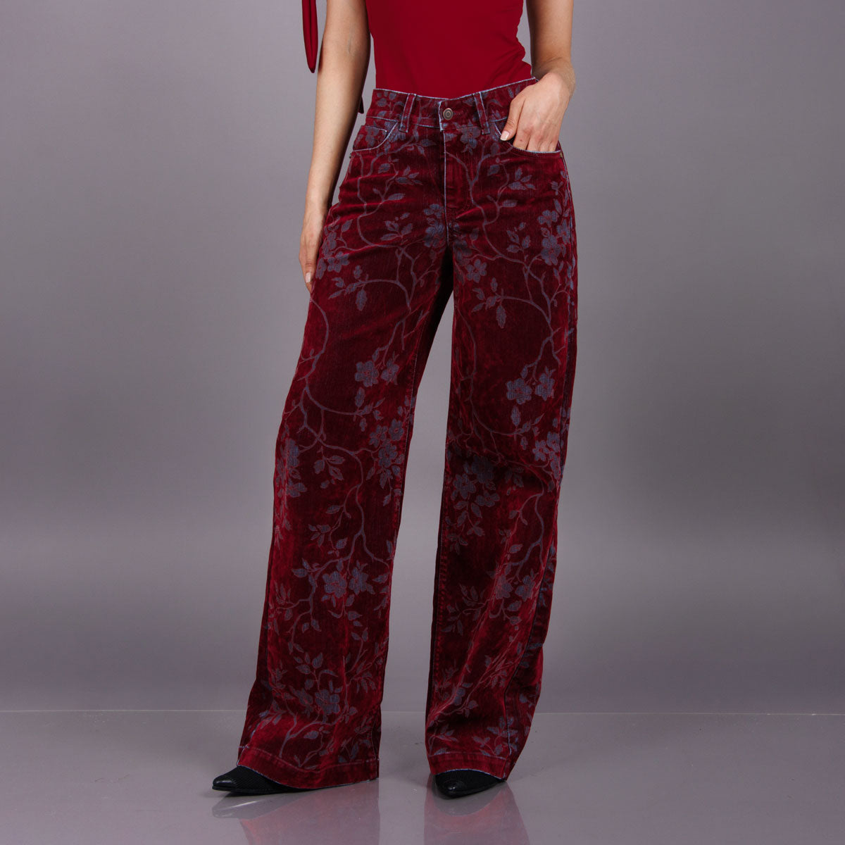 Pantalón Wide Leg Ax-3106 LIcrado