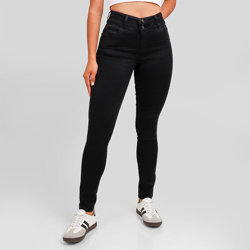 Jean Axspen Push Up AX-2623 Negro