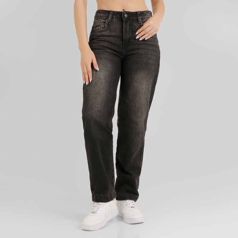 Jeans dama Mom Fit AX-2609 Gris