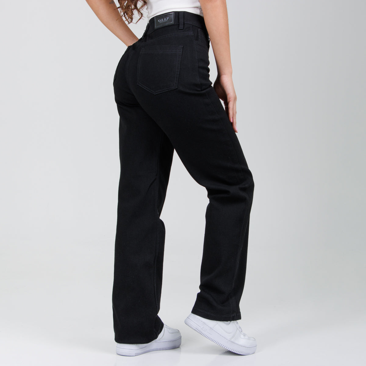 Jean Mom Fit Negro Ax-3003 Licrado