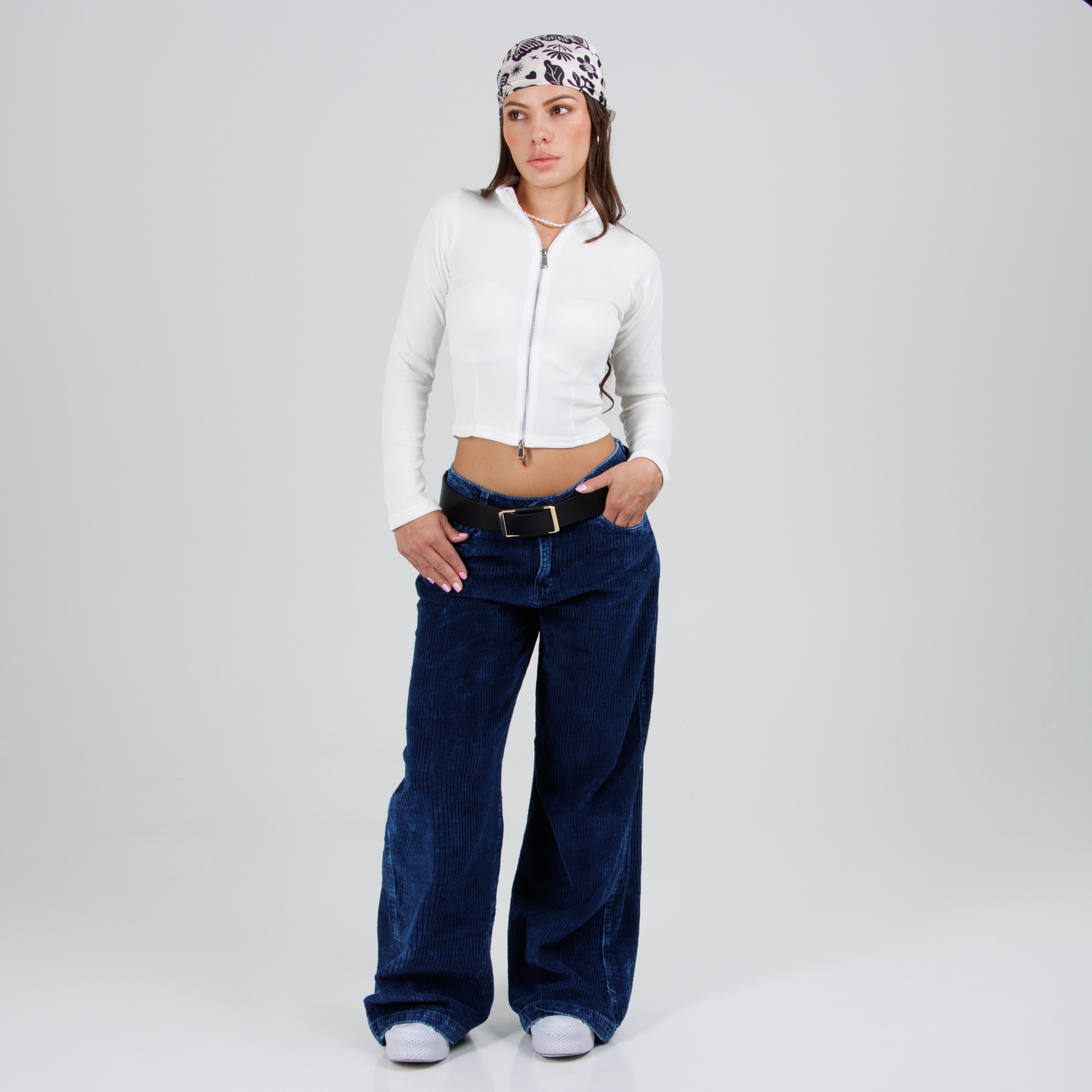 Pantalón en Pana Wide Leg Ax-2725