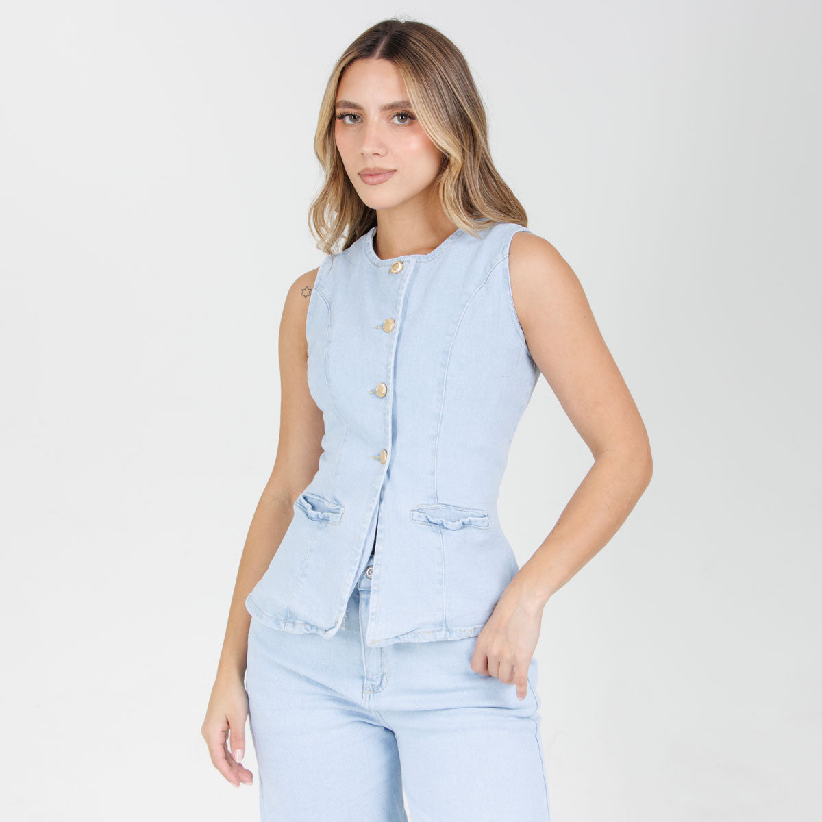 Chaleco denim B1846