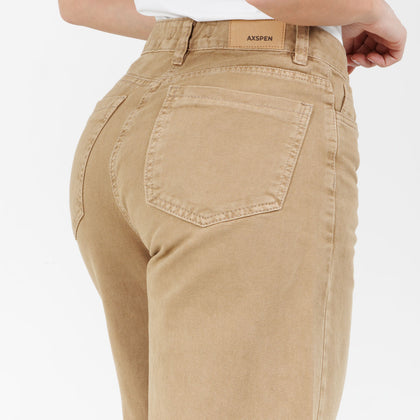 Jean Axspen Wide Leg Ax-2921 beige Rigido