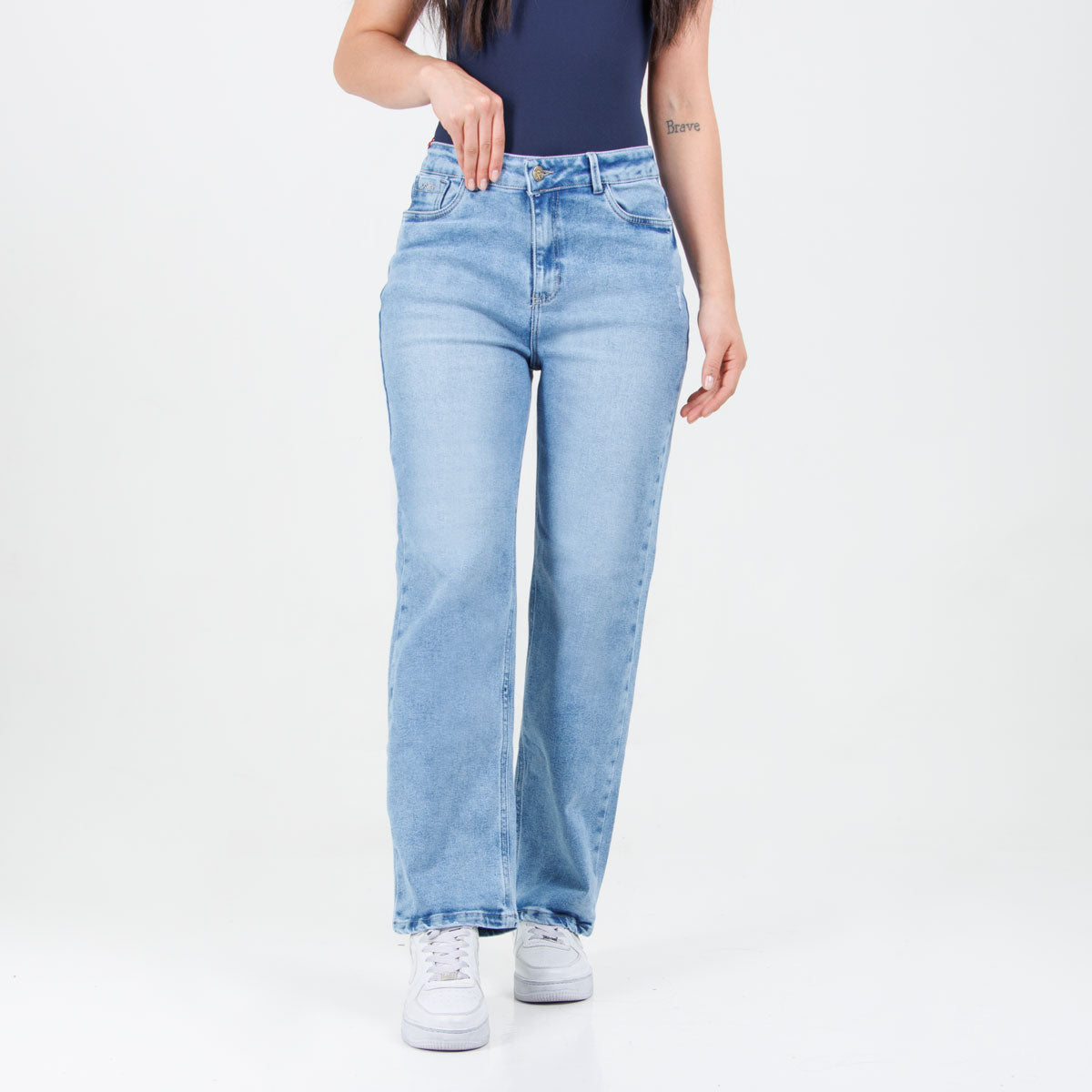 Jean Axspen Mom Fit Ax-3018 Rigido