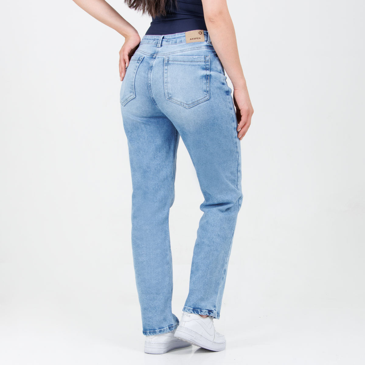 Jean Axspen Mom Fit Ax-3018 Rigido