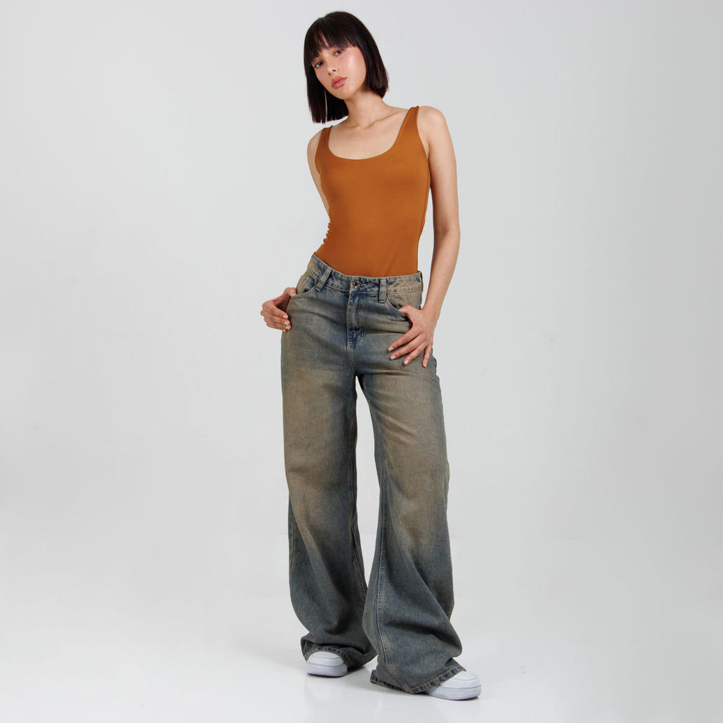 Jean Wide Leg Ax-3046  Rigido