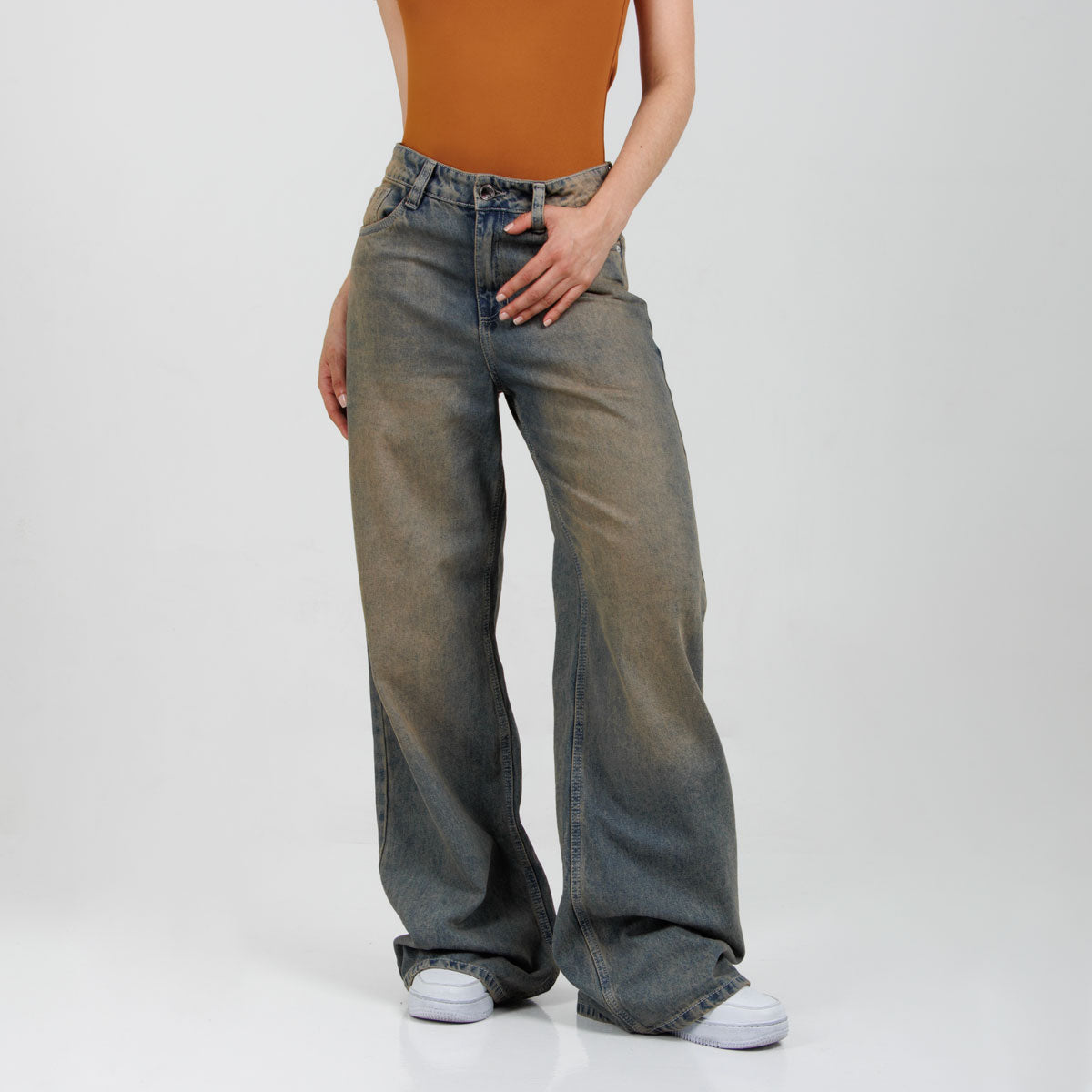 Jean Wide Leg Ax-3046  Rigido