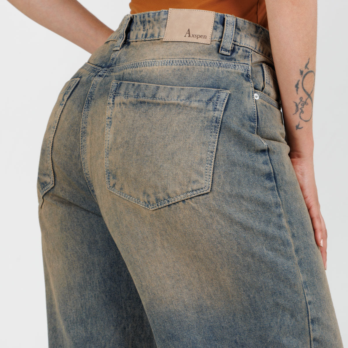 Jean Wide Leg Ax-3046  Rigido