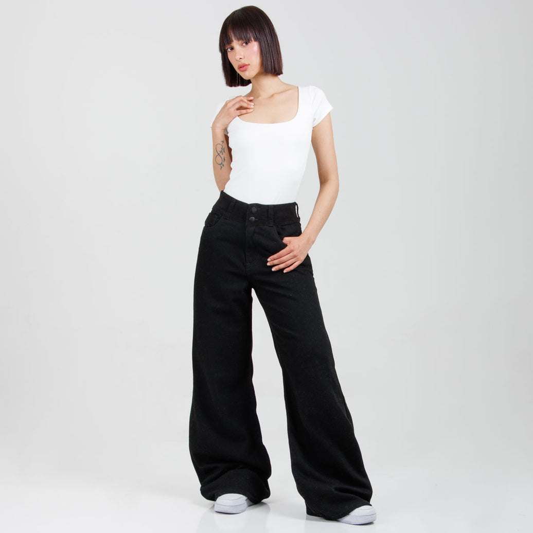 Jean Wide Leg  Ax-3048 Rigido