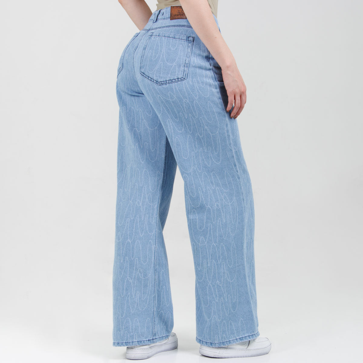 Jean Wide Leg  Ax-3077 Rigido