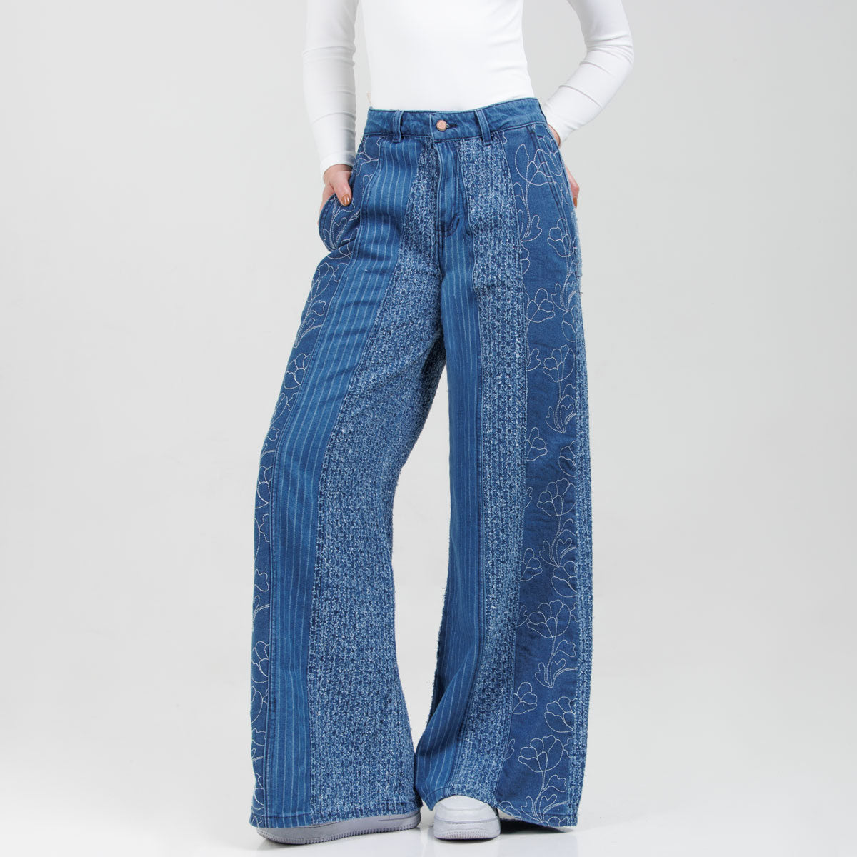 Jean Axspen Wide Leg Ax-3055 Rigido