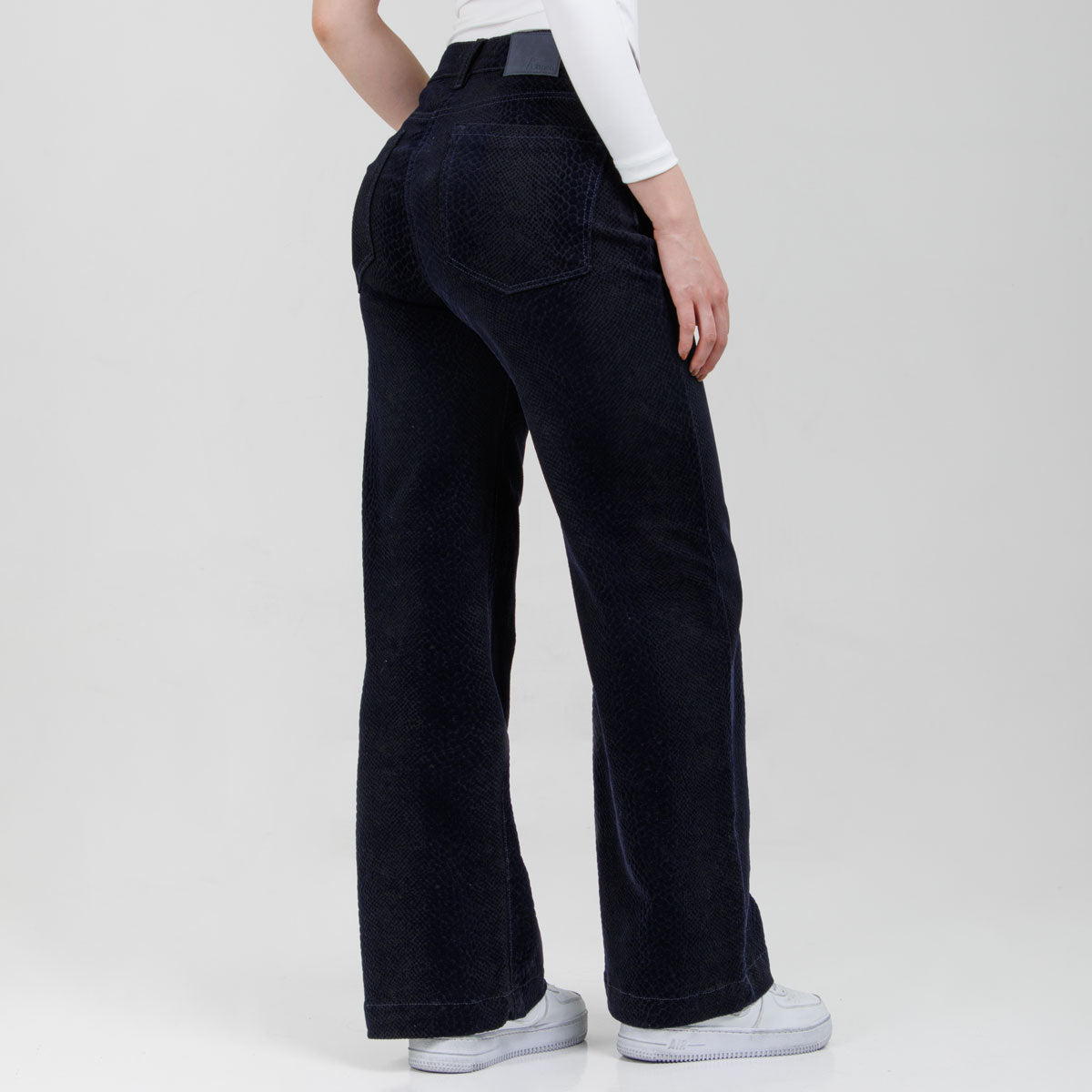 Pantalón Wide Leg Azul Ax-3083 licrado