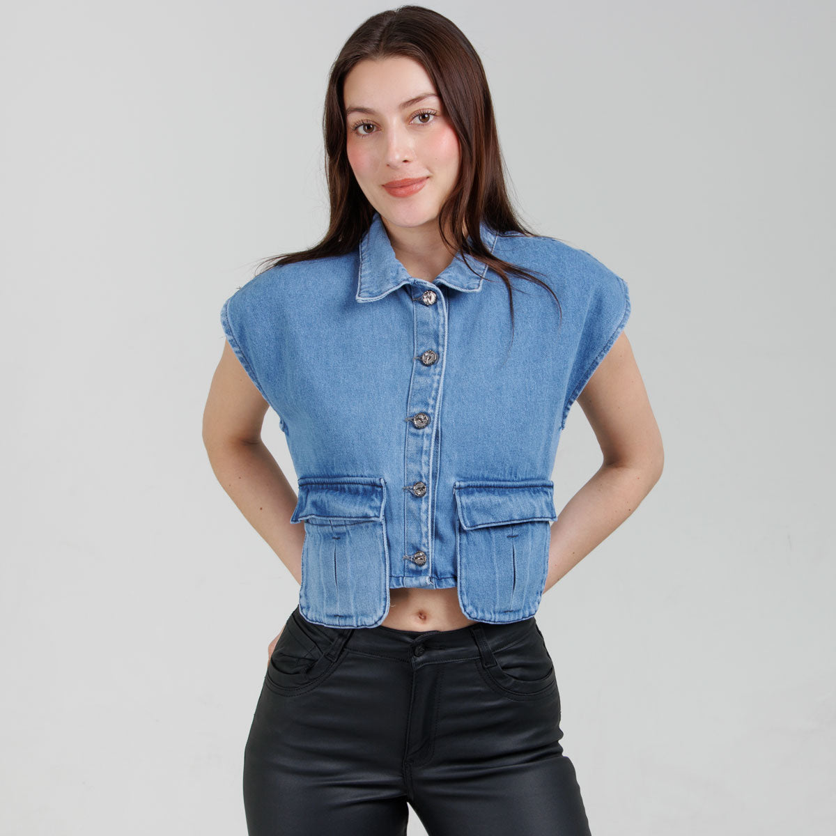 Chaleco Denim B1865