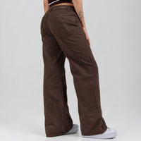 Jean Wide Leg Cafe Ax-3103 Rigido